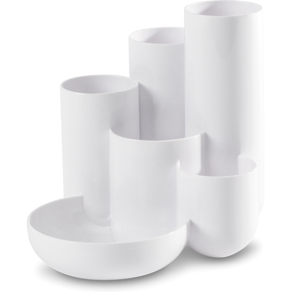 HAN Multiköcher CAMPUS, 6 Fächer, Polystyrol, weiß