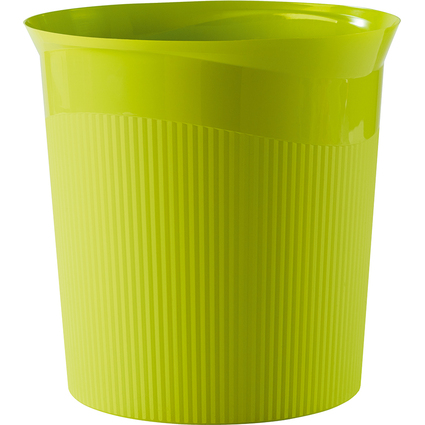HAN Papierkorb Re-LOOP, Öko-Kunststoff, 13 Liter, lemon