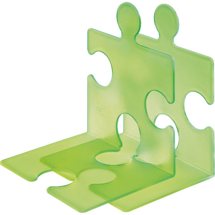 HAN Buchsttze PUZZLE, 2er Set, grn-transluzent