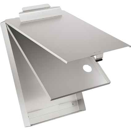 Läufer Formularhalter mit Box, aus Aluminium, DIN A4