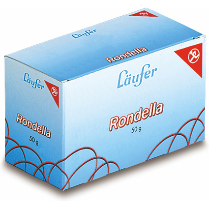 Lufer Gummibnder RONDELLA im Karton, 200 x 17 mm, 50 g