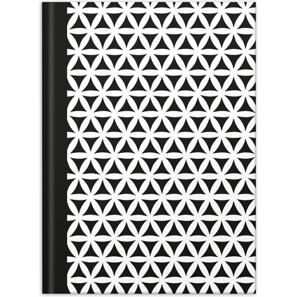 RNK Verlag Notizbuch "Black & White Flowers", DIN A5, dotted