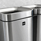 helit Abfalltrenner "the twin bin", 2 x 30 Liter, Edelstahl