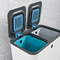 helit Tret-Abfalltrenner "the classy", 2 x 12 Liter, wei