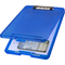 helit Klemmbrett mit Aufbewahrungsbox "the clip", A4, blau