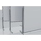 FRANKEN Standbeine für Tafel PRO, Aluminium, silber