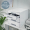 LEITZ Schubladenbox WOW CUBE, 4 Schübe, perlweiß/grau