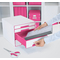 LEITZ Schubladenbox WOW CUBE, 4 Schbe, perlwei/pink