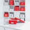 LEITZ Organisationsbox Click & Store WOW, gro, rot