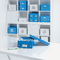 LEITZ Organisationsbox Click & Store WOW, groß, blau
