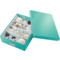 LEITZ Organisationsbox Click & Store WOW, groß, eisblau