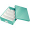 LEITZ Organisationsbox Click & Store WOW, groß, eisblau