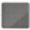 nobo Schaukasten Premium Plus, Filz-Rckwand, 6 x A4, grau