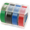 DYMO Prägeband 3D, 9 mm x 3 m, rot, glänzend