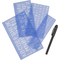 WEDO Schriftschablonen-Set, Schrifthöhen: 5 mm, 10 mm, 20 mm