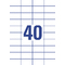 AVERY Zweckform Universal-Etiketten, 52,5 x 29,7 mm, wei