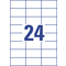 AVERY Zweckform Universal-Etiketten, 64,6 x 33,8 mm, weiß