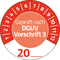 AVERY Zweckform Prfplaketten "DGUV Vorschrift 3", rot