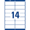 AVERY Zweckform QuickPEEL Adress-Etiketten, 99,1 x 38,1 mm