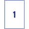AVERY Zweckform Recycling Versand-Etiketten, 199,6 x 289,1mm