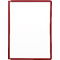DURABLE Sichttafel SHERPA, DIN A4, Rahmen: rot