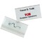 DURABLE Namensschild, mit Wellennadel, 60 x 30 mm