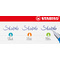 STABILO Füllhalter EASYbuddy L, Linkshänder, wolkenblau