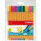 STABILO Fineliner point 88 Neon, 15er Kartonetui