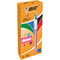 BIC Druckkugelschreiber 4 Colours Shine, 0,32 mm, pink