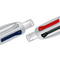 BIC Druckkugelschreiber 4 Colours 3+1 HB, grau/weiß