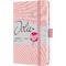 sigel Taschenkalender Jolie Feel 2026, Textil, A6, rosa