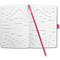 sigel Notizbuch Jolie Flair, Kunstleder, DIN A6, fuchsia