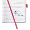 sigel Notizbuch Jolie Flair, Kunstleder, DIN A6, fuchsia