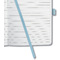 sigel Notizbuch Jolie Flair, Kunstleder, DIN A5, himmelblau