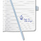 sigel Notizbuch Jolie Flair, Kunstleder, DIN A5, himmelblau