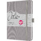 sigel Notizbuch Jolie Feel, Textil, DIN A5, liniert, grau