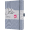sigel Notizbuch Jolie Feel, Textil, DIN A5, liniert, lila