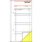 sigel Formularbuch "Rapport/Tagesrapport", 105 x 200 mm, SD