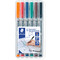 STAEDTLER Lumocolor NonPermanent-Marker 315M, 6er Etui