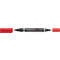 STAEDTLER Lumocolor Permanent-Marker duo, rot