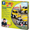 FIMO kids Modellier-Set Form & Play "Construction trucks"