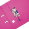 Oxford Ordner myColour, Rckenbreite: 80 mm, wei/pink