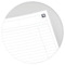 Oxford International Collegeblock "NOTEBOOK", B5, liniert