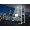 UNiLUX LED-Stehleuchte STRATUS, dimmbar, silber