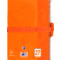 Oxford Schlamper-Etui, Polyester, rechteckig, gro, orange