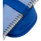 Oxford Schlamper-Etui, Polyester, oval, blau