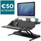 Fellowes Sitz-Steh Workstation Lotus, schwarz