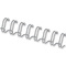 Fellowes Drahtbindercken, DIN A4, 34 Ringe, 10 mm, silber