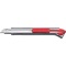 NT Cutter A-1000RP, Aluminium-Gehuse, 9 mm, silber/rot