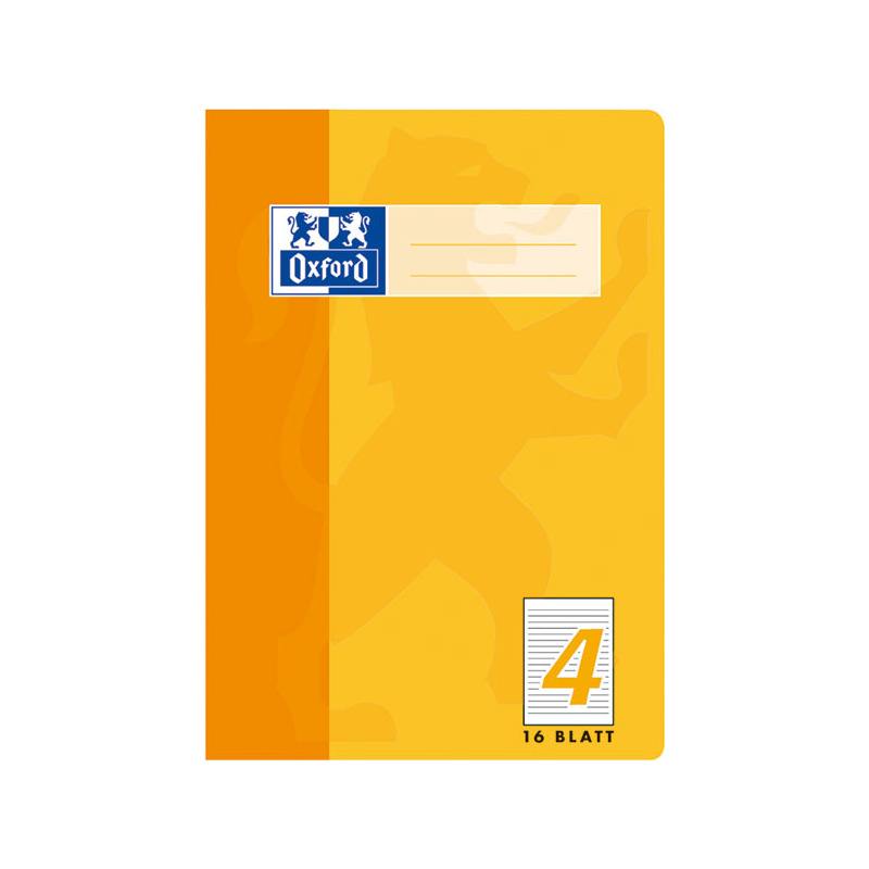 16 Blatt Lineatur 4 Oxford 100050367 Heft A5